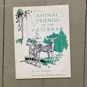 1955 Animal Friends of The Sierra National Parks Animals Earth Day Animals